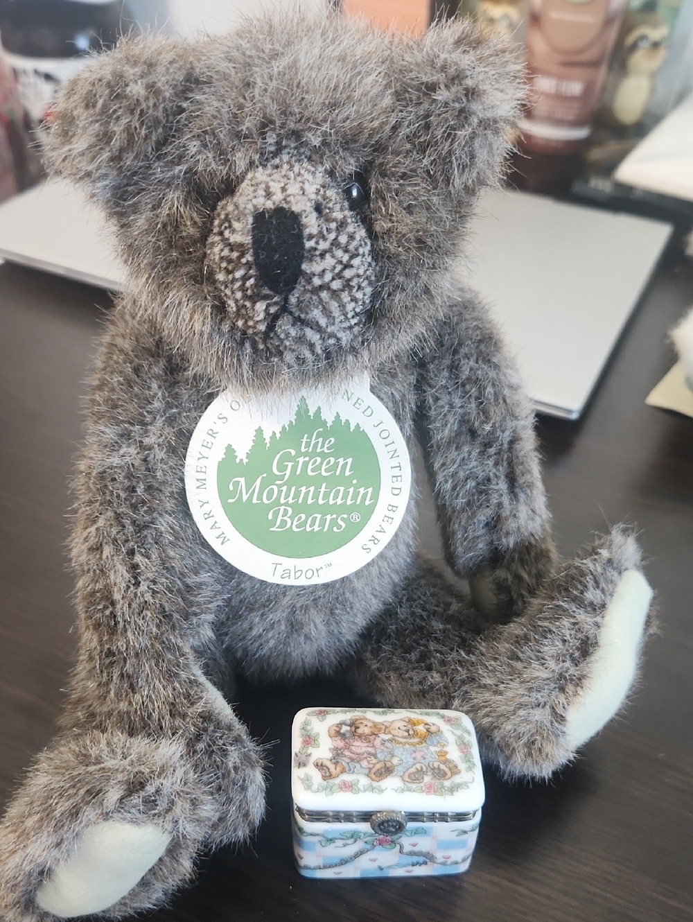 Teddy Bear and Trinket Box Set